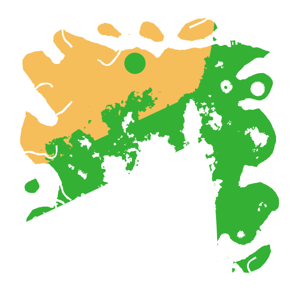 Biome Rust Map: Procedural Map, Size: 3700, Seed: 436