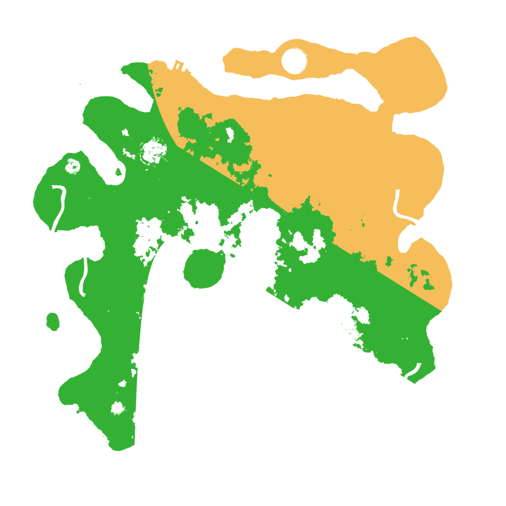 Biome Rust Map: Procedural Map, Size: 3500, Seed: 15969949