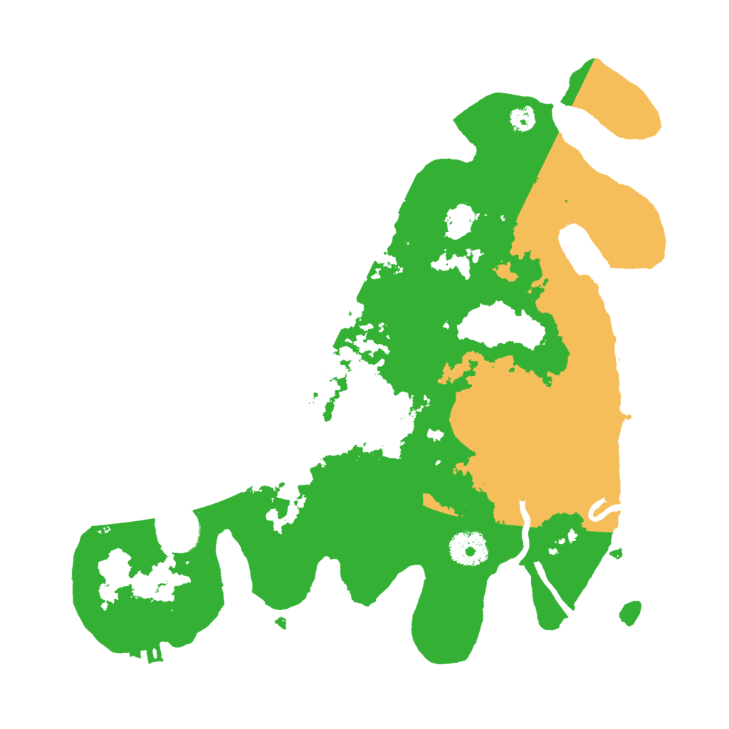 Biome Rust Map: Procedural Map, Size: 3000, Seed: 2450664