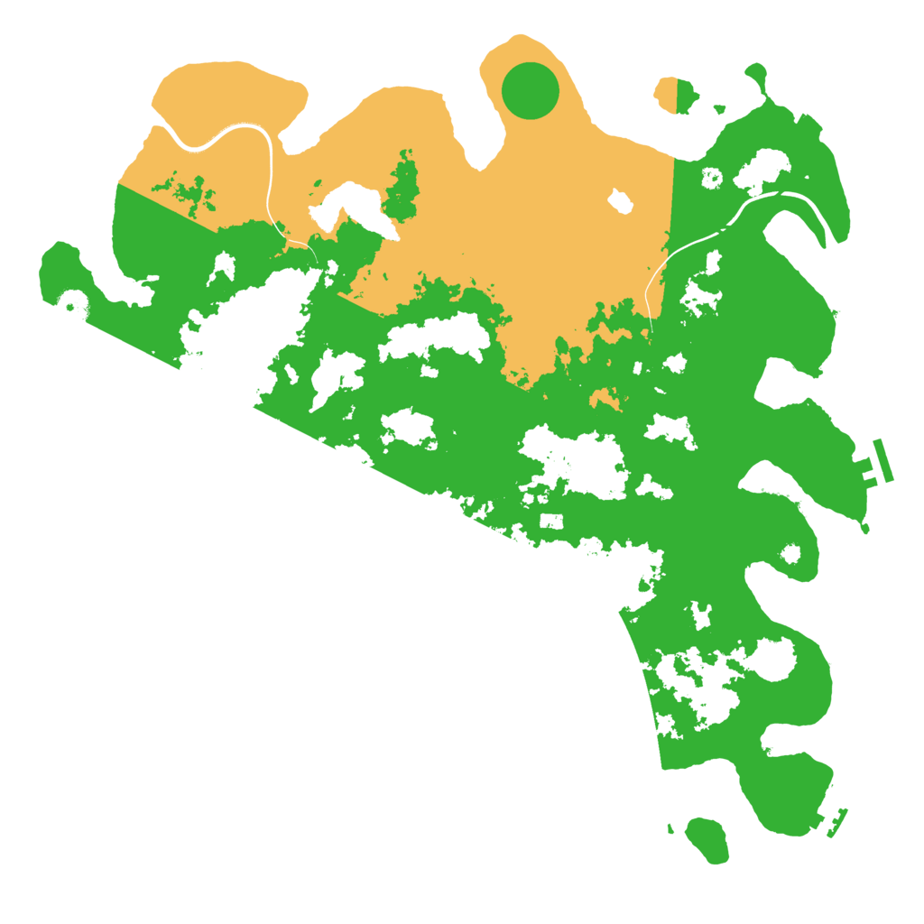 Biome Rust Map: Procedural Map, Size: 4250, Seed: 475151199