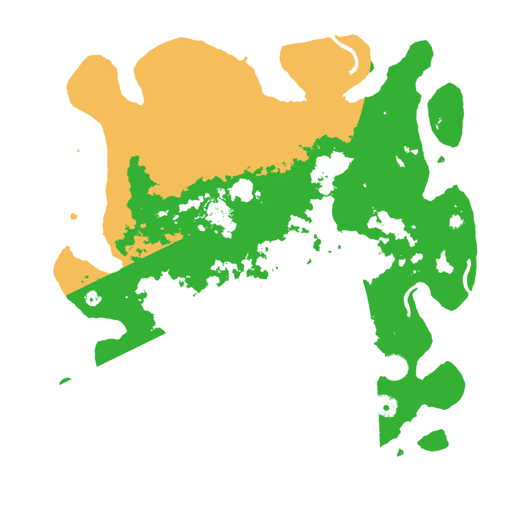 Biome Rust Map: Procedural Map, Size: 3500, Seed: 47669717