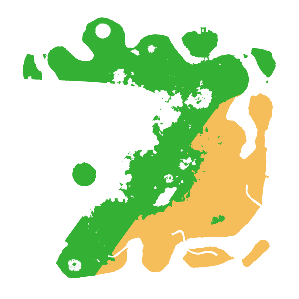 Biome Rust Map: Procedural Map, Size: 3500, Seed: 2643411