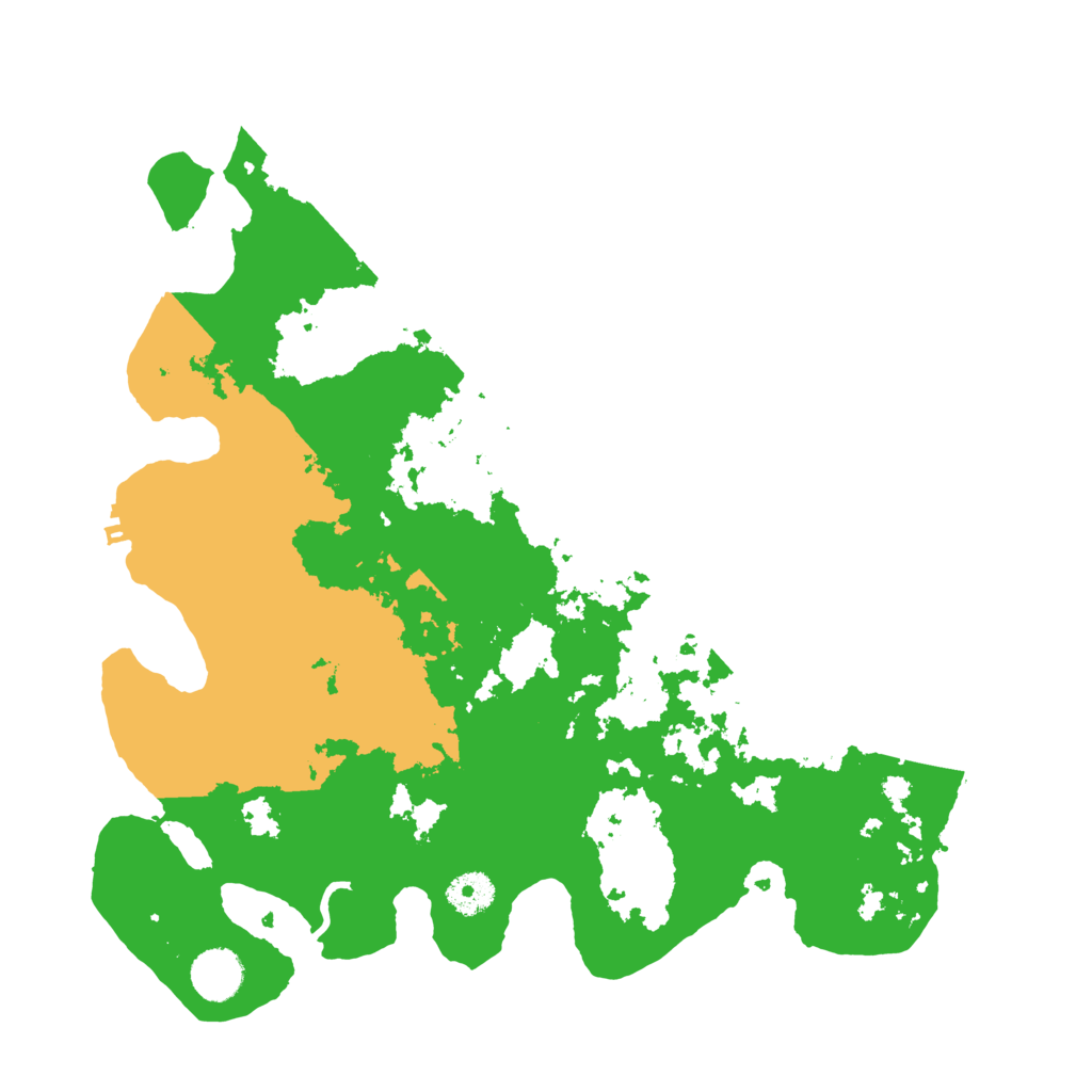 Biome Rust Map: Procedural Map, Size: 3700, Seed: 435