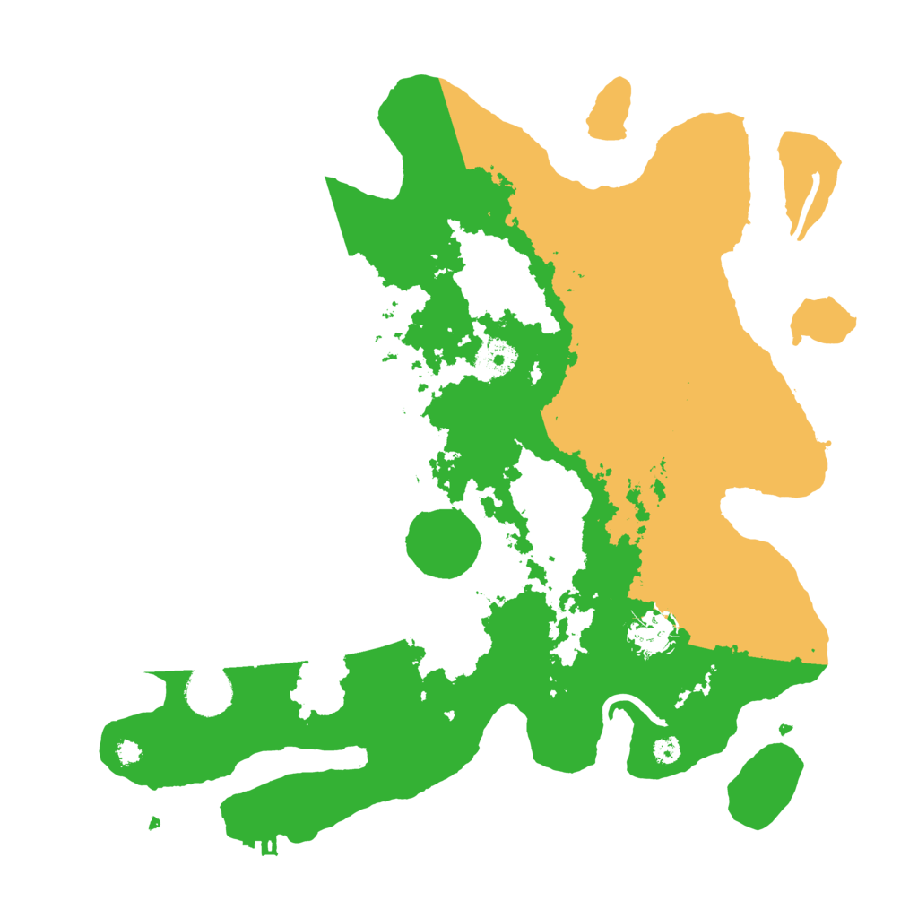 Biome Rust Map: Procedural Map, Size: 3500, Seed: 5926823