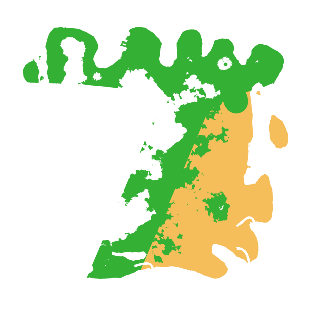 Biome Rust Map: Procedural Map, Size: 3500, Seed: 71329909