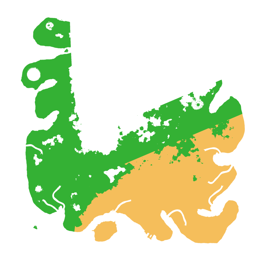Biome Rust Map: Procedural Map, Size: 3500, Seed: 41505741