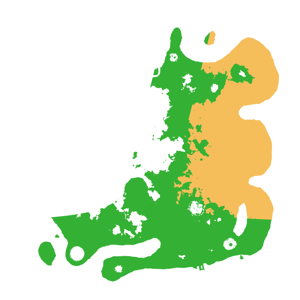 Biome Rust Map: Procedural Map, Size: 3700, Seed: 895