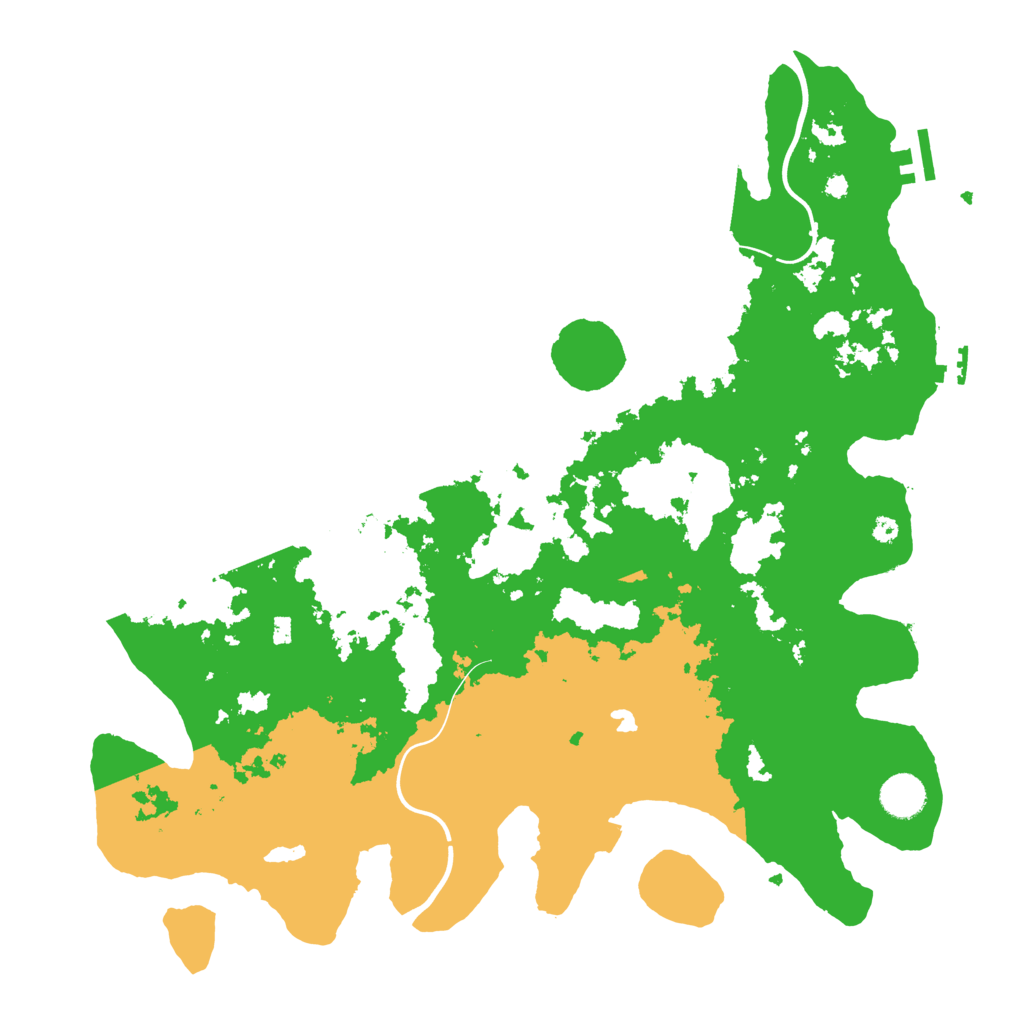 Biome Rust Map: Procedural Map, Size: 4000, Seed: 1866910634