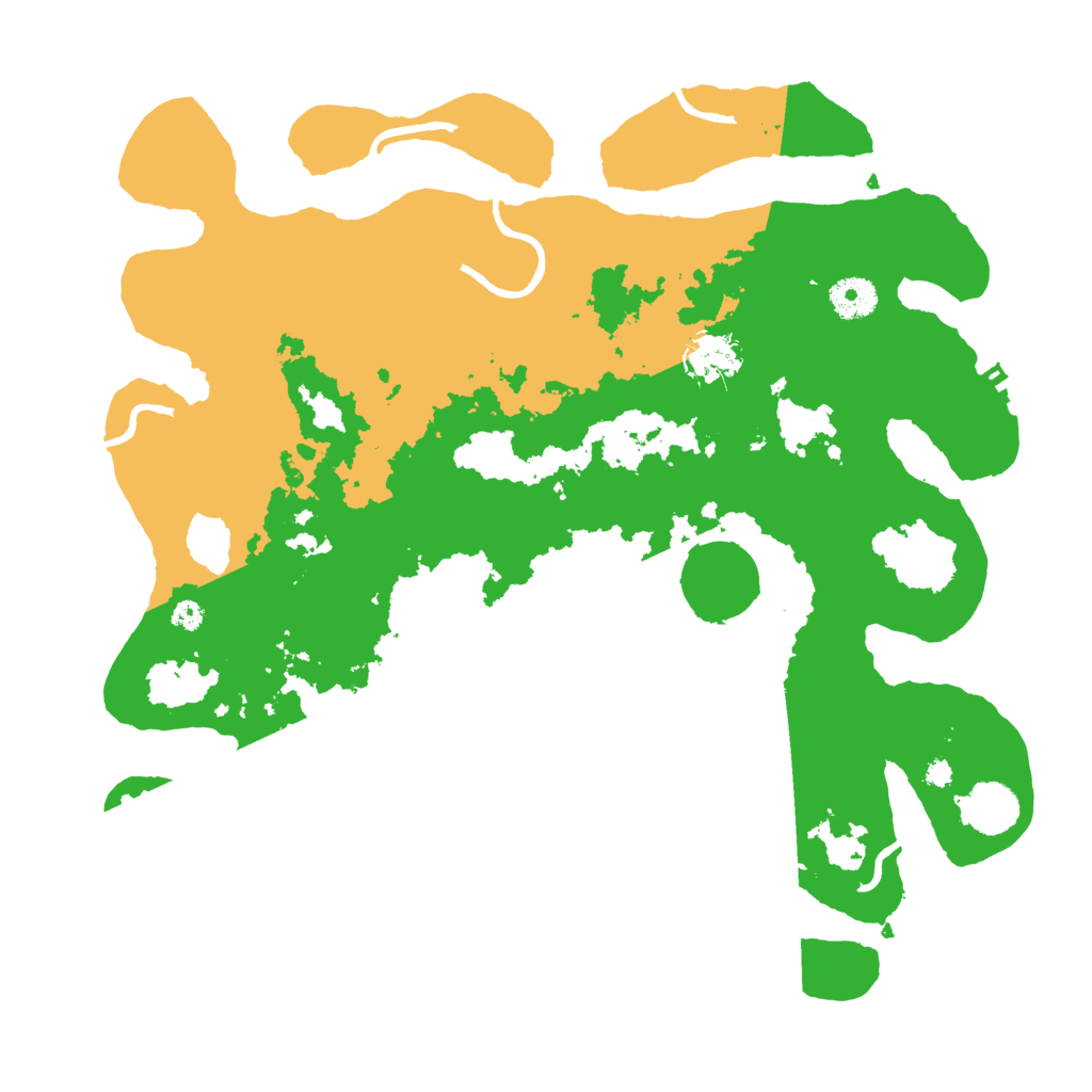 Biome Rust Map: Procedural Map, Size: 3700, Seed: 120