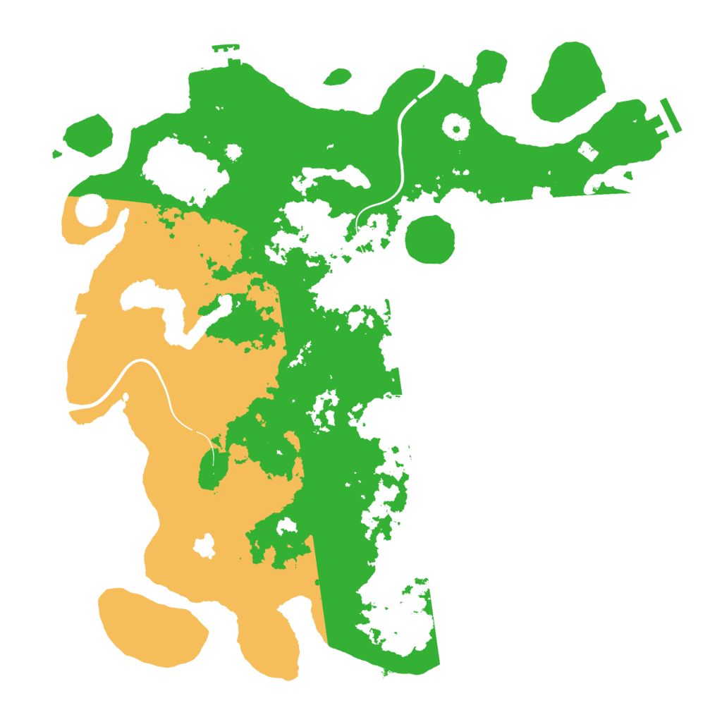 Biome Rust Map: Procedural Map, Size: 4000, Seed: 13356