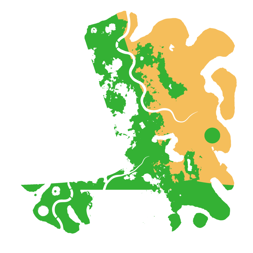 Biome Rust Map: Procedural Map, Size: 4250, Seed: 7705