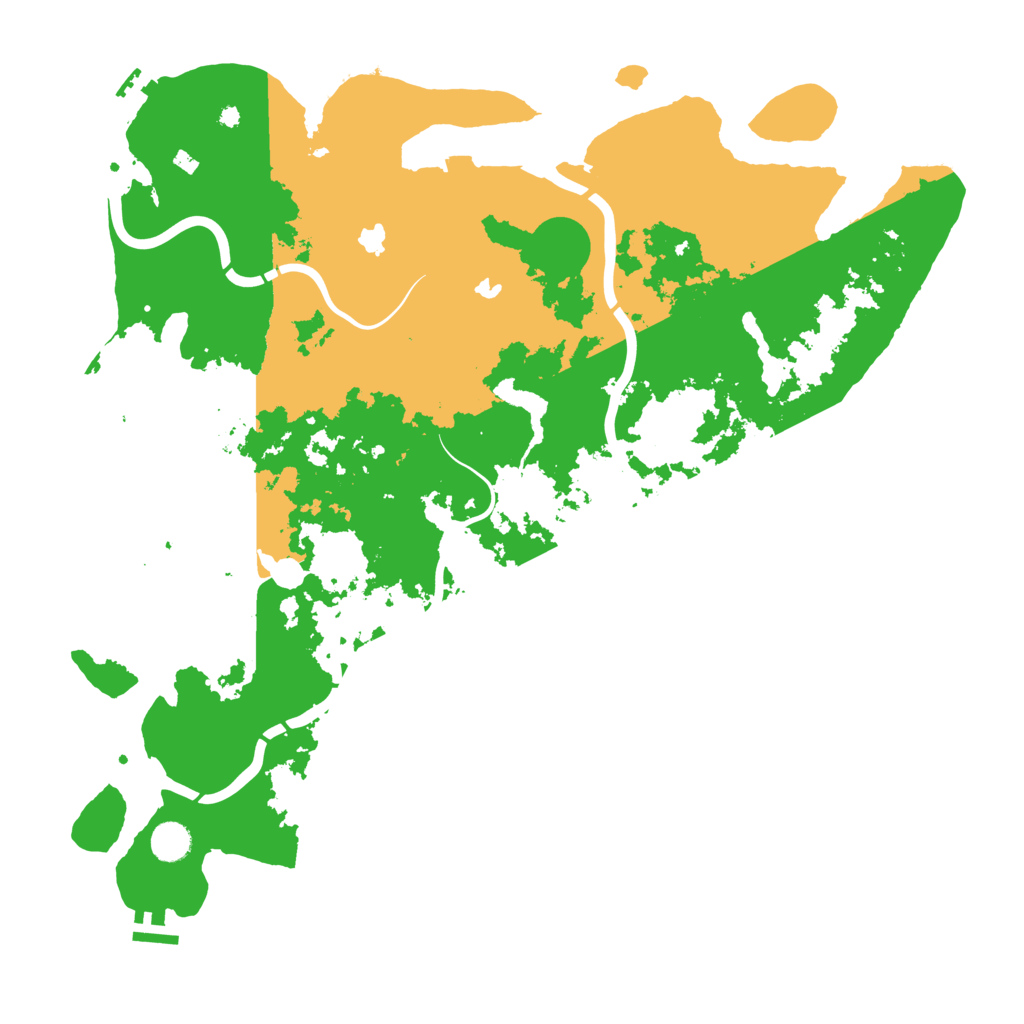 Biome Rust Map: Procedural Map, Size: 4500, Seed: 1809689923