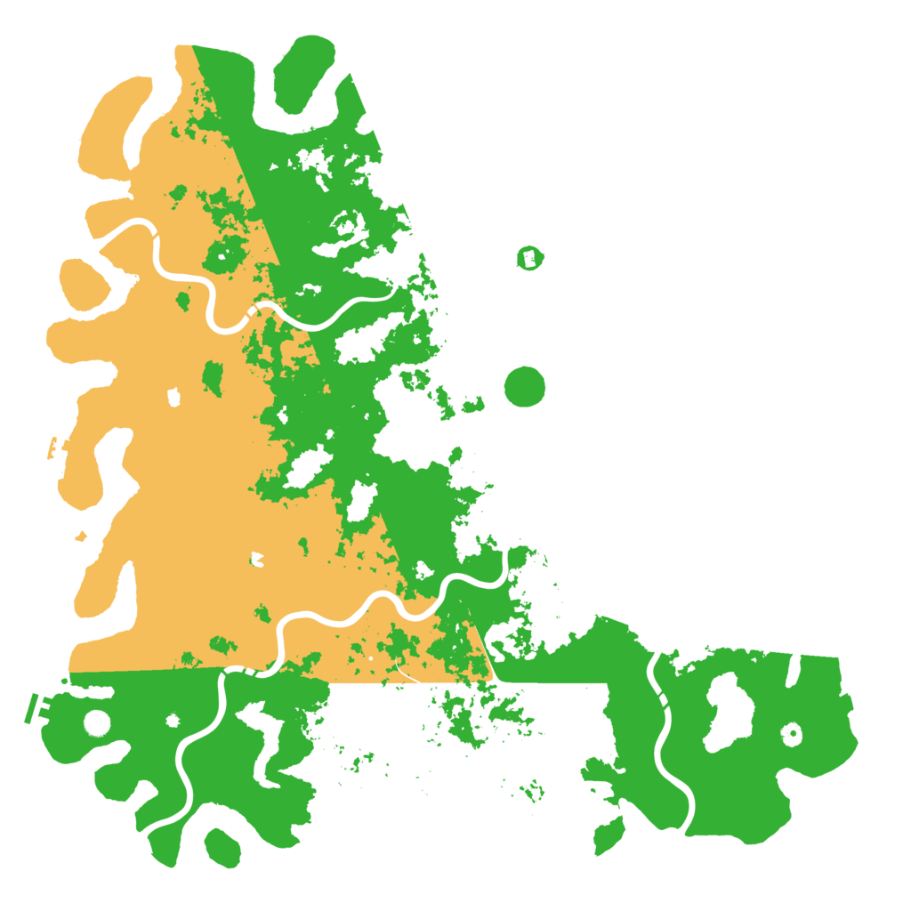 Biome Rust Map: Procedural Map, Size: 6000, Seed: 786145327