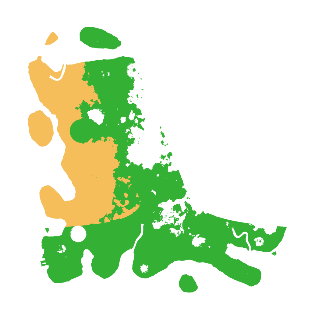 Biome Rust Map: Procedural Map, Size: 3500, Seed: 19986175