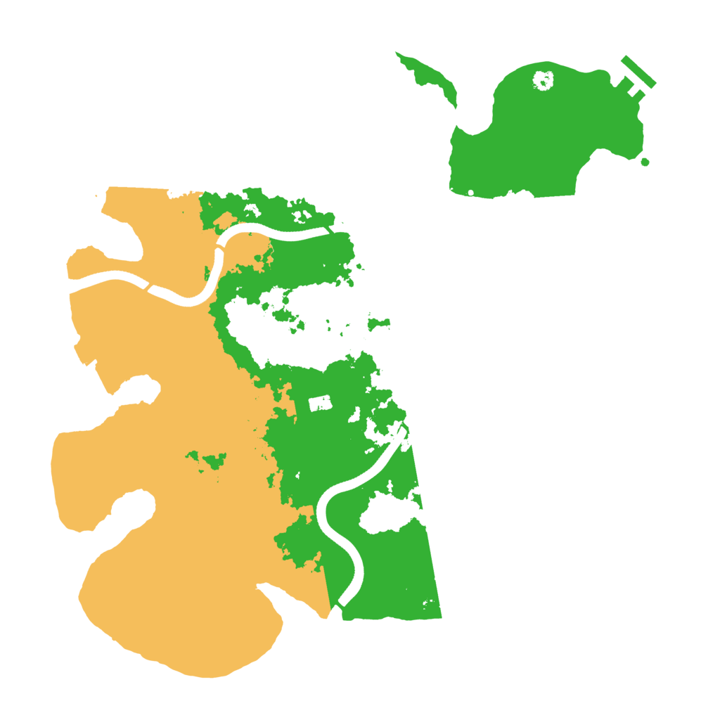 Biome Rust Map: Procedural Map, Size: 3500, Seed: 479