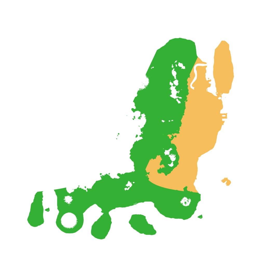Biome Rust Map: Procedural Map, Size: 3000, Seed: 204942351