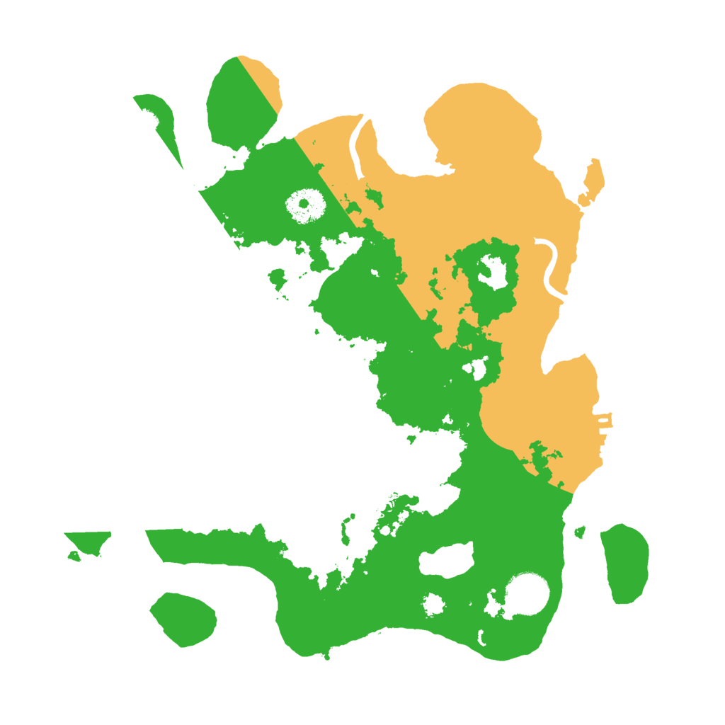 Biome Rust Map: Procedural Map, Size: 3000, Seed: 148331290