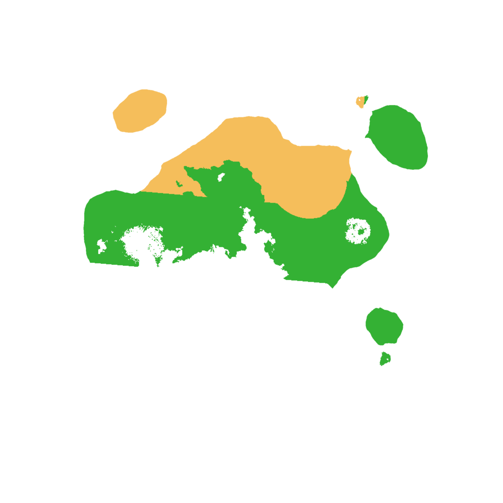 Biome Rust Map: Procedural Map, Size: 2000, Seed: 1328757723