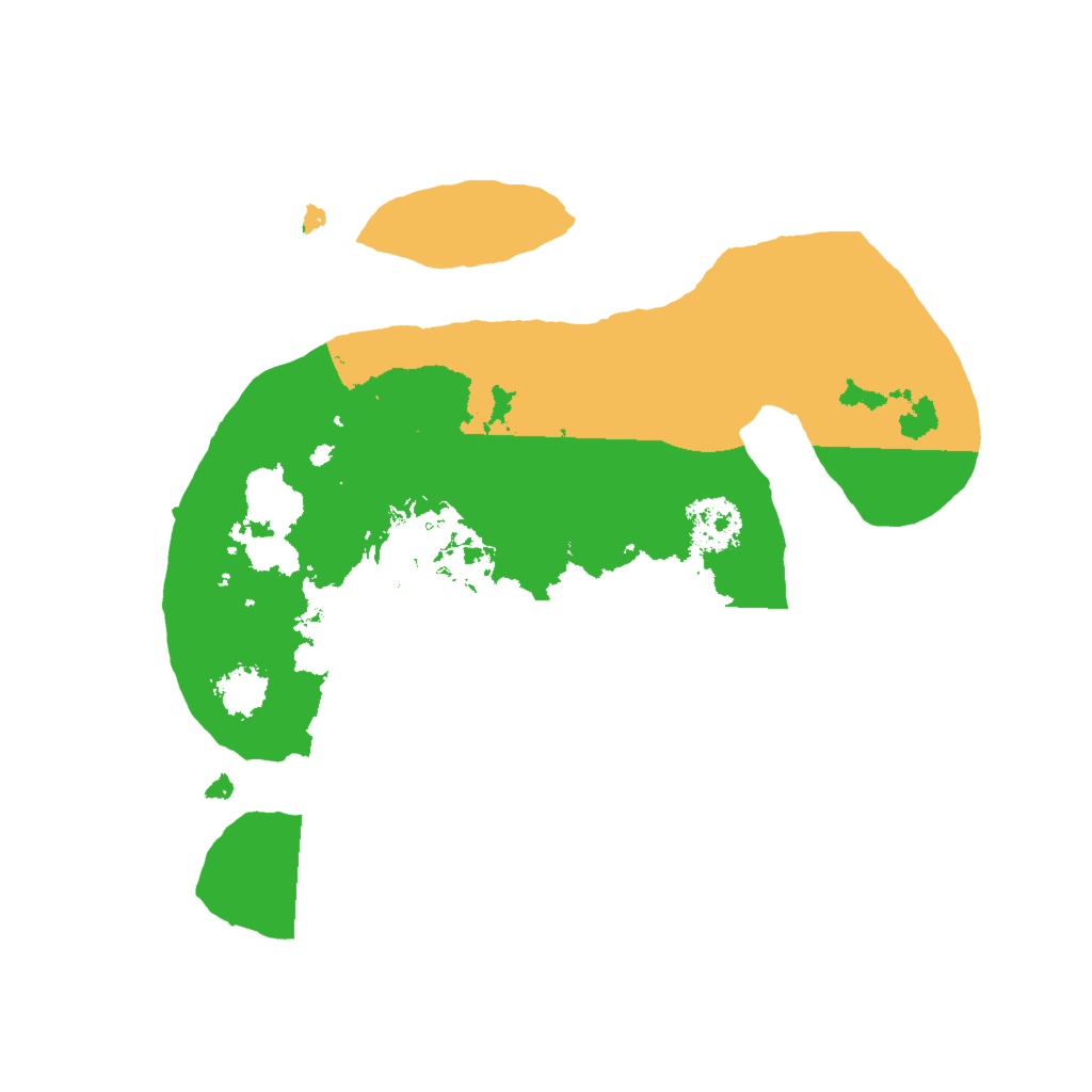 Biome Rust Map: Procedural Map, Size: 2000, Seed: 815789975