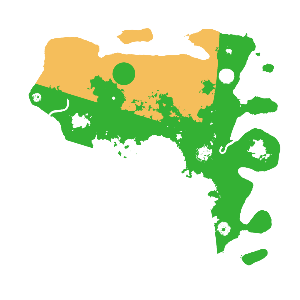 Biome Rust Map: Procedural Map, Size: 3500, Seed: 919529664