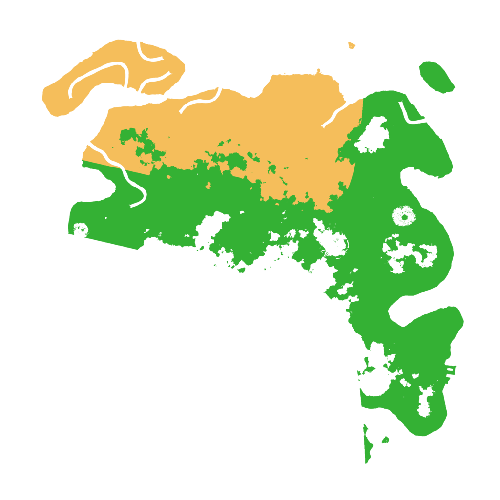 Biome Rust Map: Procedural Map, Size: 3500, Seed: 719988669