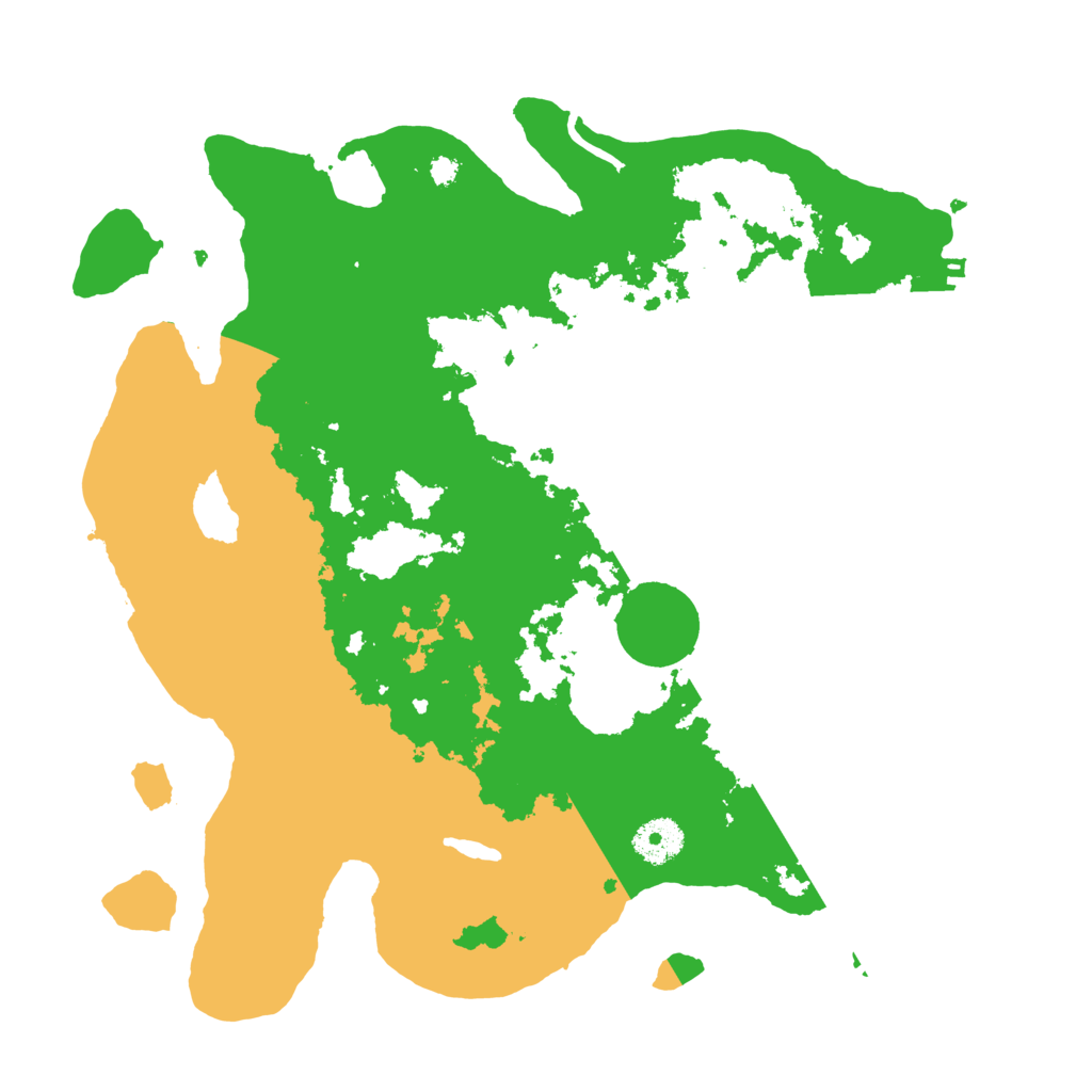 Biome Rust Map: Procedural Map, Size: 3500, Seed: 750344548