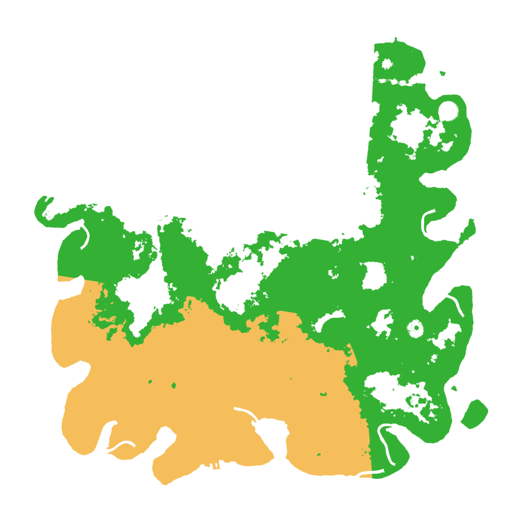 Biome Rust Map: Procedural Map, Size: 4500, Seed: 164785