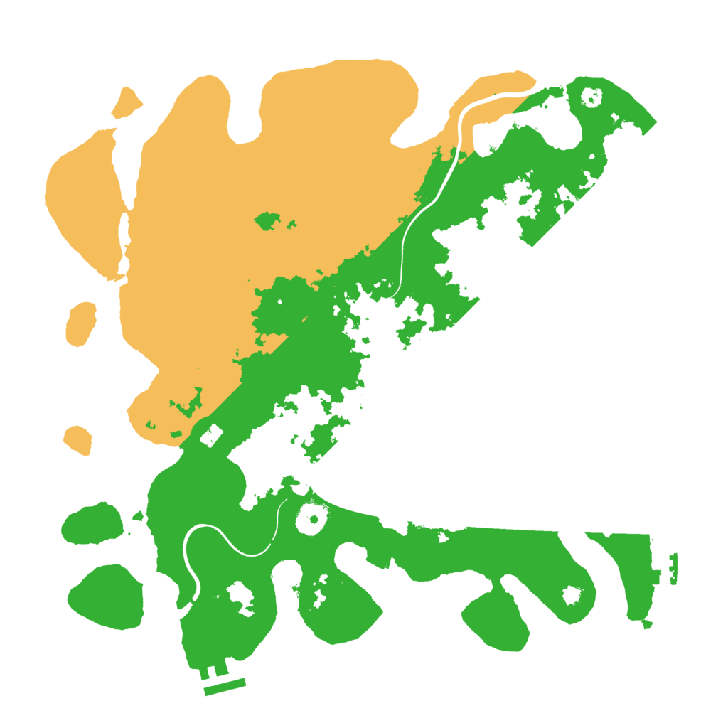 Biome Rust Map: Procedural Map, Size: 3500, Seed: 473684884