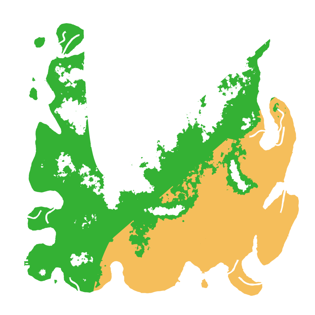 Biome Rust Map: Procedural Map, Size: 4500, Seed: 2343