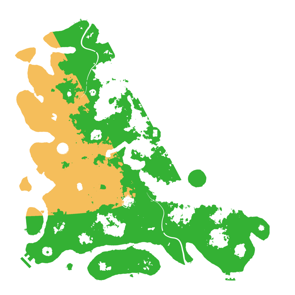Biome Rust Map: Procedural Map, Size: 4500, Seed: 632123