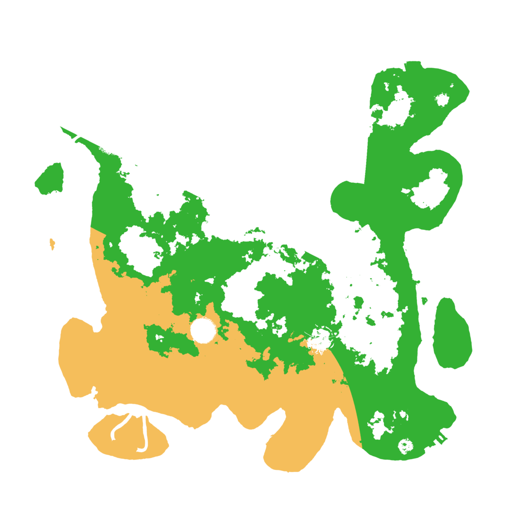 Biome Rust Map: Procedural Map, Size: 3550, Seed: 4378