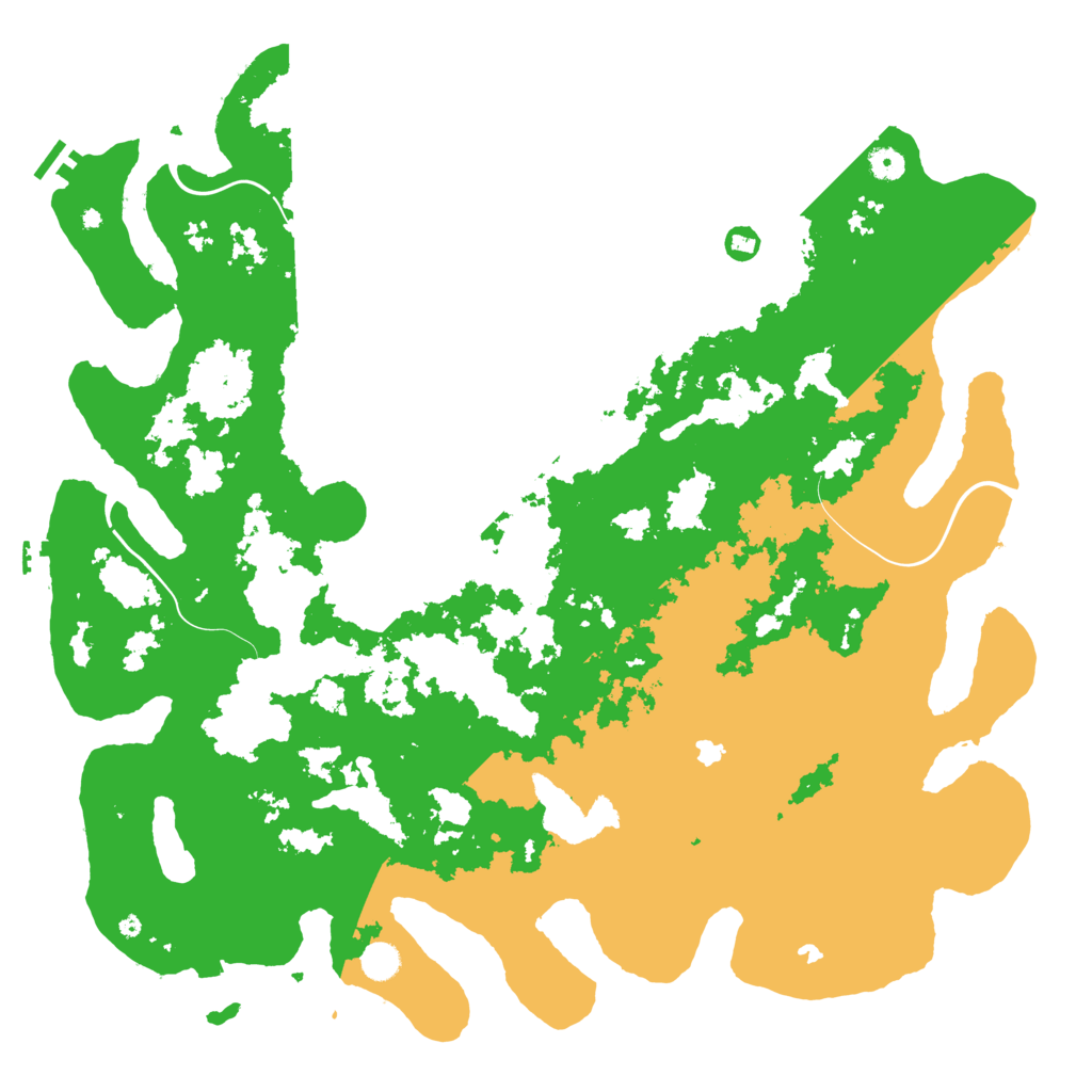 Biome Rust Map: Procedural Map, Size: 5000, Seed: 739260779