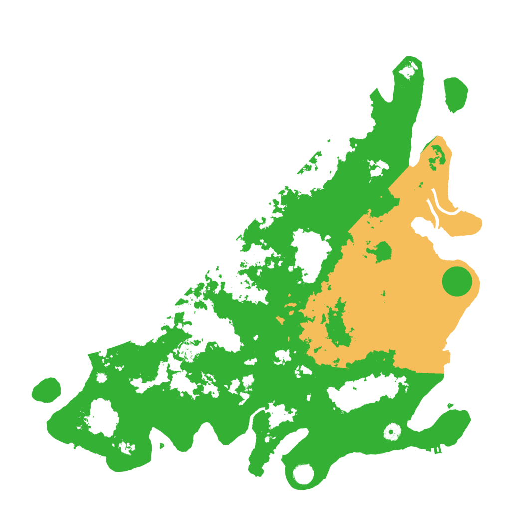 Biome Rust Map: Procedural Map, Size: 4500, Seed: 1099579902