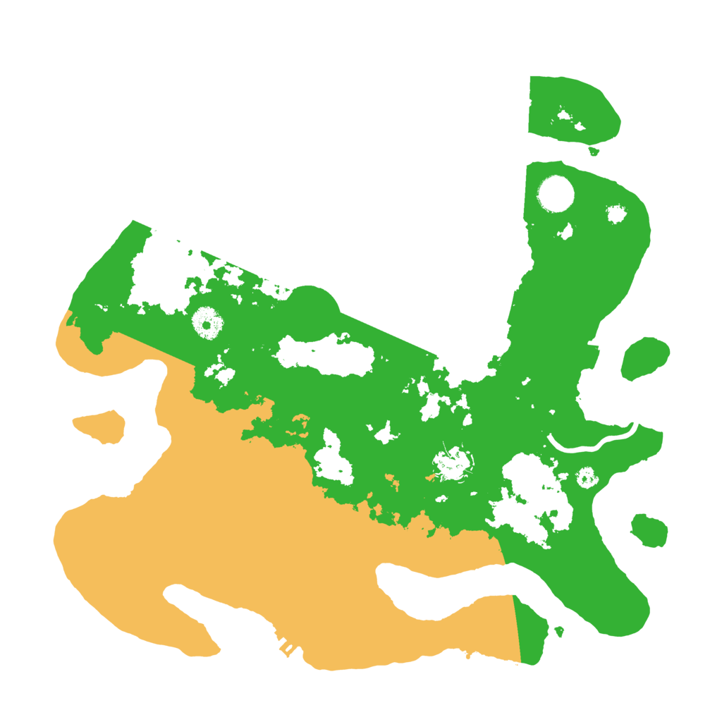 Biome Rust Map: Procedural Map, Size: 3500, Seed: 636363643