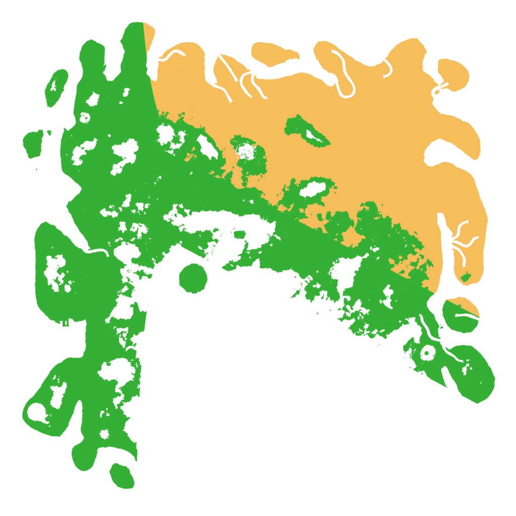 Biome Rust Map: Procedural Map, Size: 5000, Seed: 657945