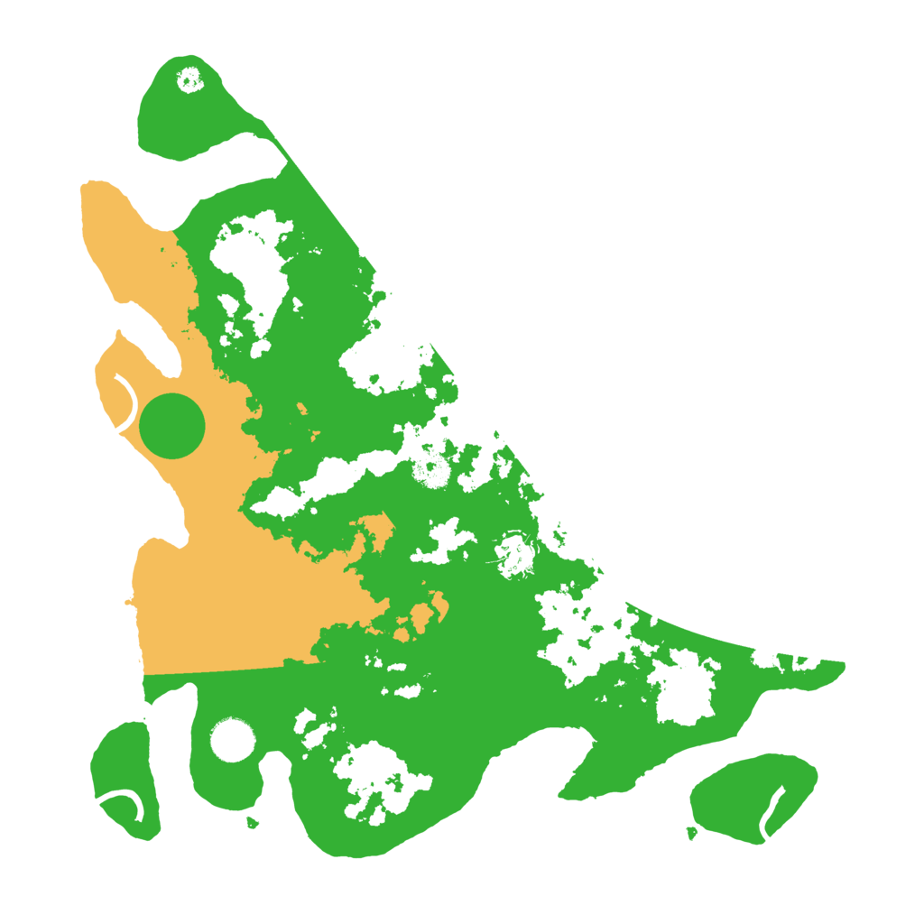 Biome Rust Map: Procedural Map, Size: 3700, Seed: 743698343