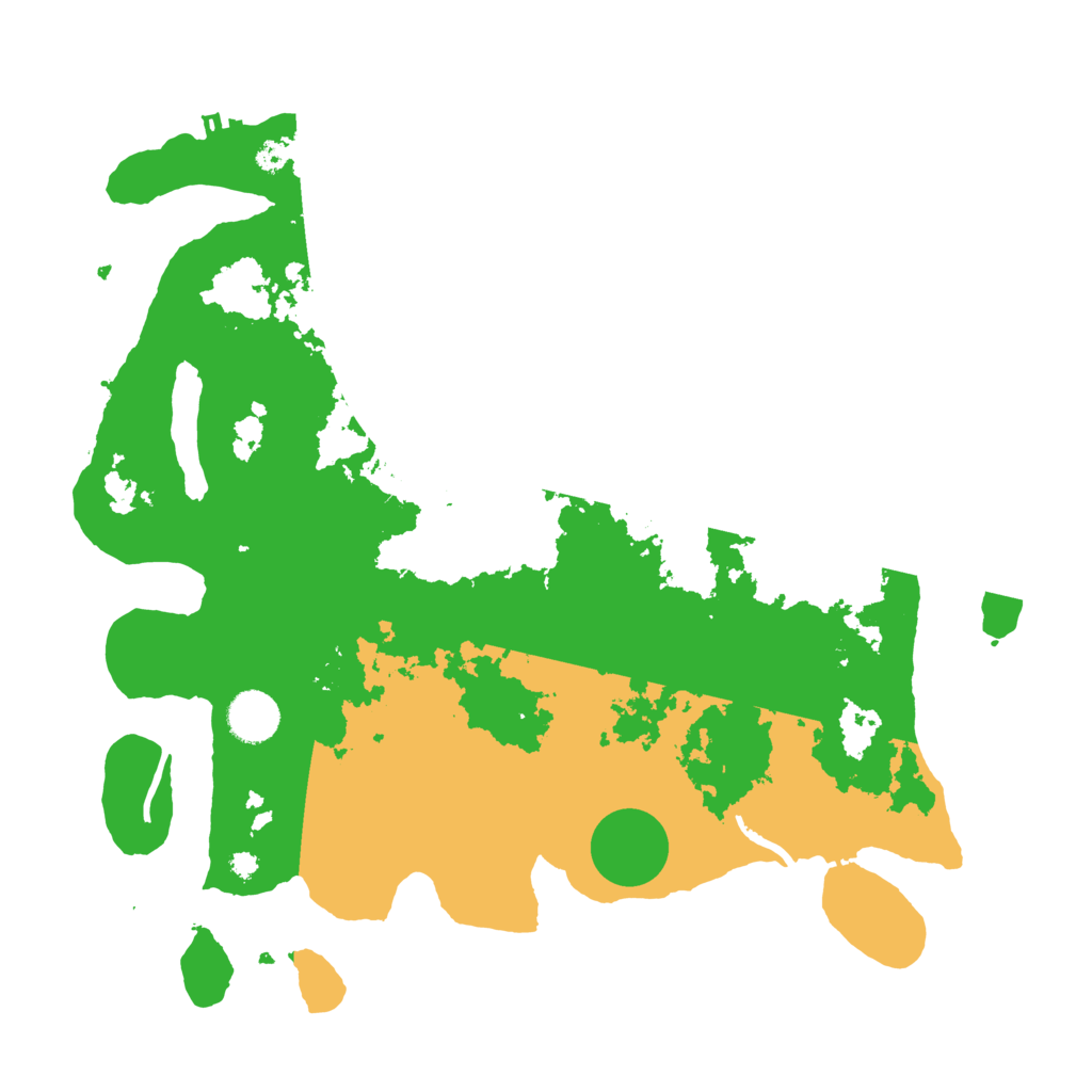 Biome Rust Map: Procedural Map, Size: 3700, Seed: 1623108486