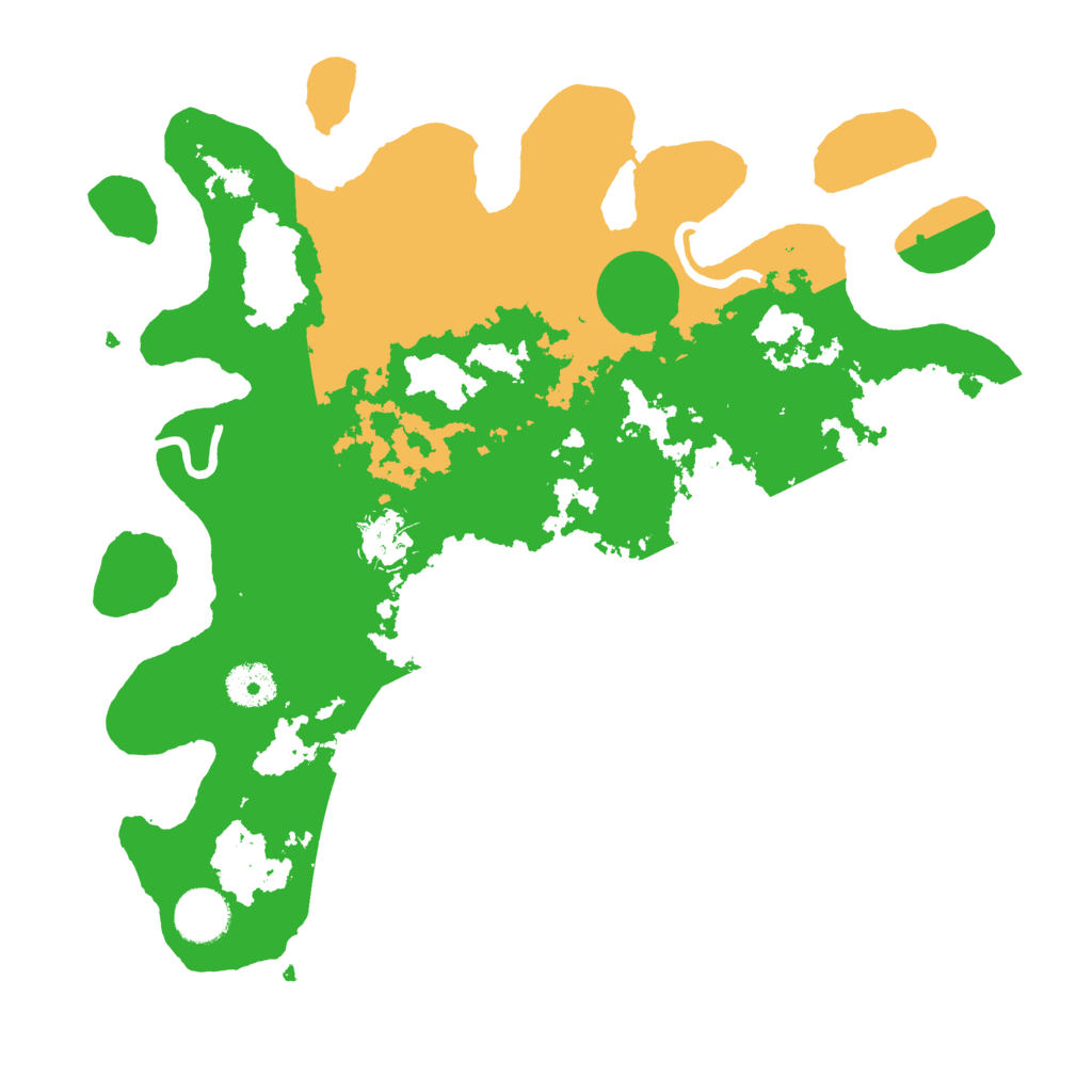 Biome Rust Map: Procedural Map, Size: 3500, Seed: 38873906