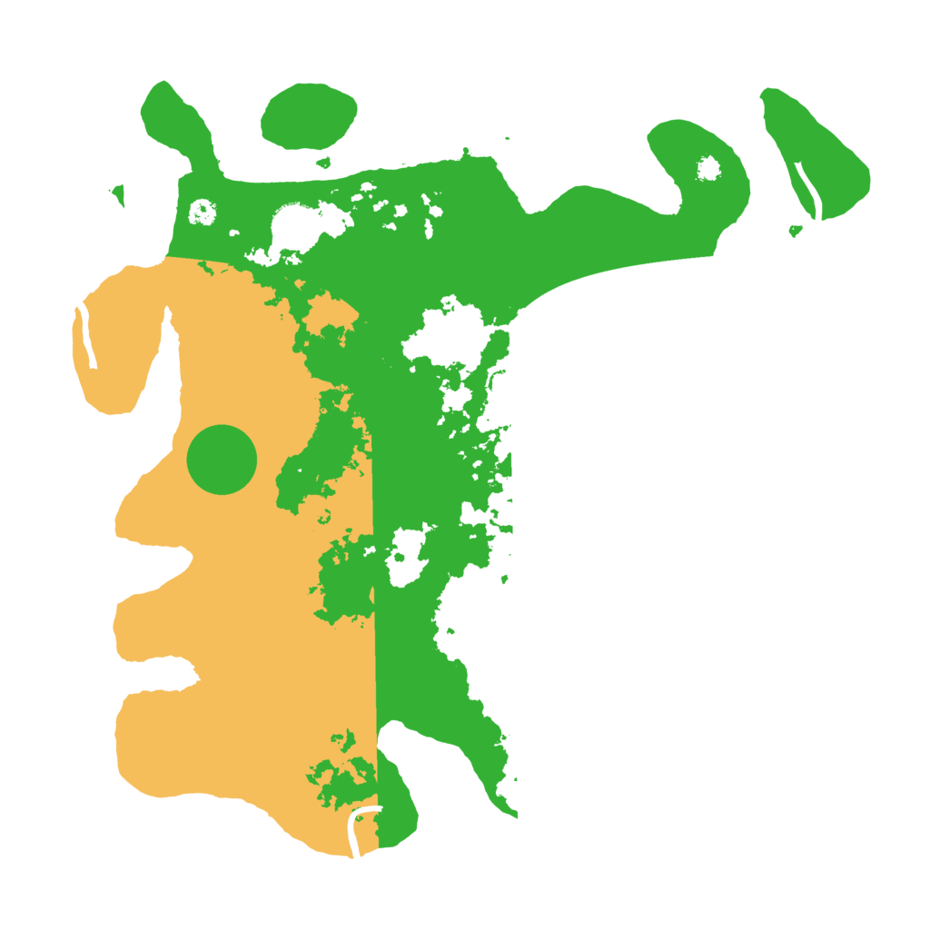 Biome Rust Map: Procedural Map, Size: 3500, Seed: 61743474