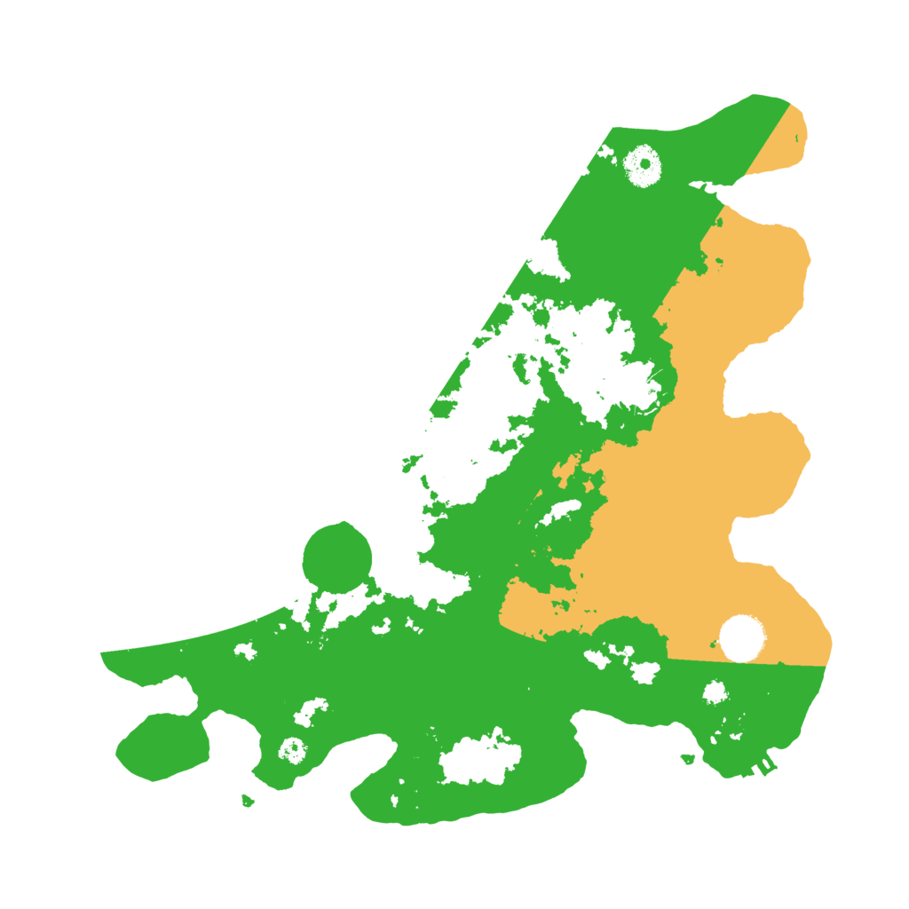 Biome Rust Map: Procedural Map, Size: 3500, Seed: 91615848