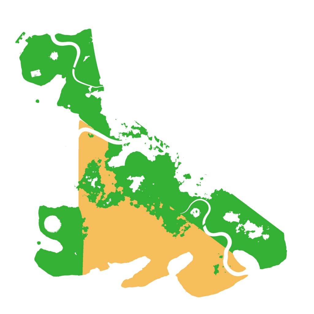 Biome Rust Map: Procedural Map, Size: 3500, Seed: 856441441