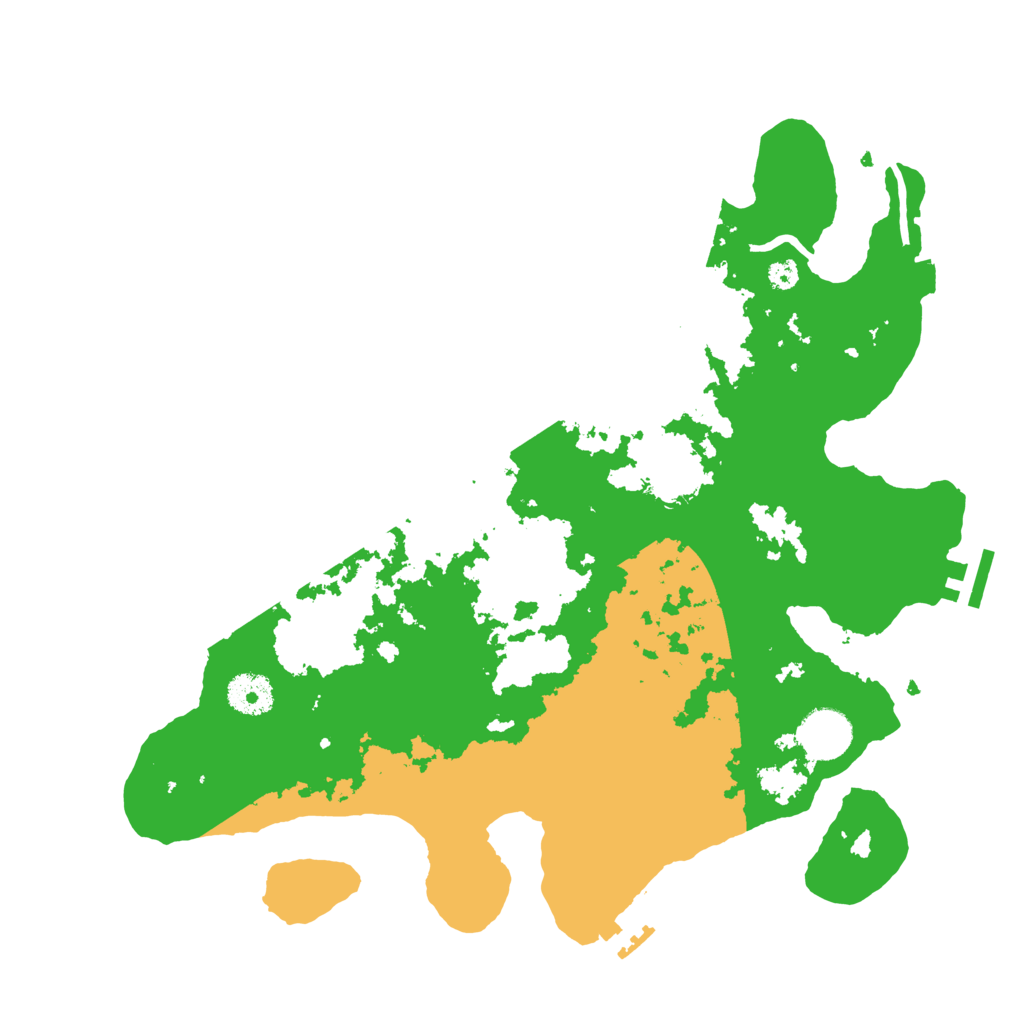 Biome Rust Map: Procedural Map, Size: 3500, Seed: 80638271