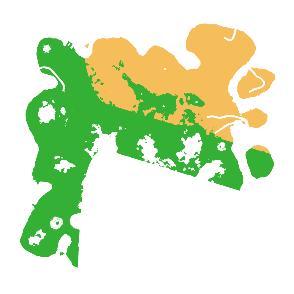 Biome Rust Map: Procedural Map, Size: 3500, Seed: 85885698