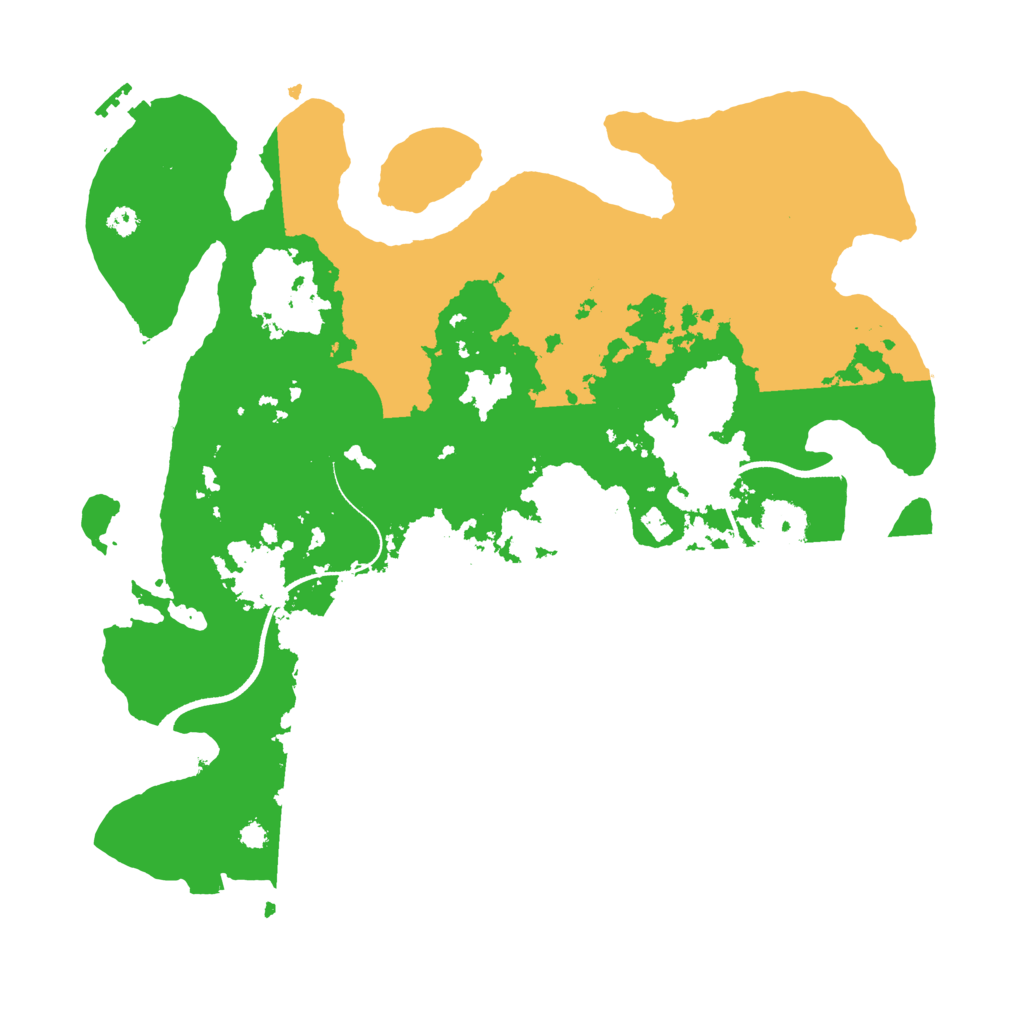 Biome Rust Map: Procedural Map, Size: 3500, Seed: 83035810