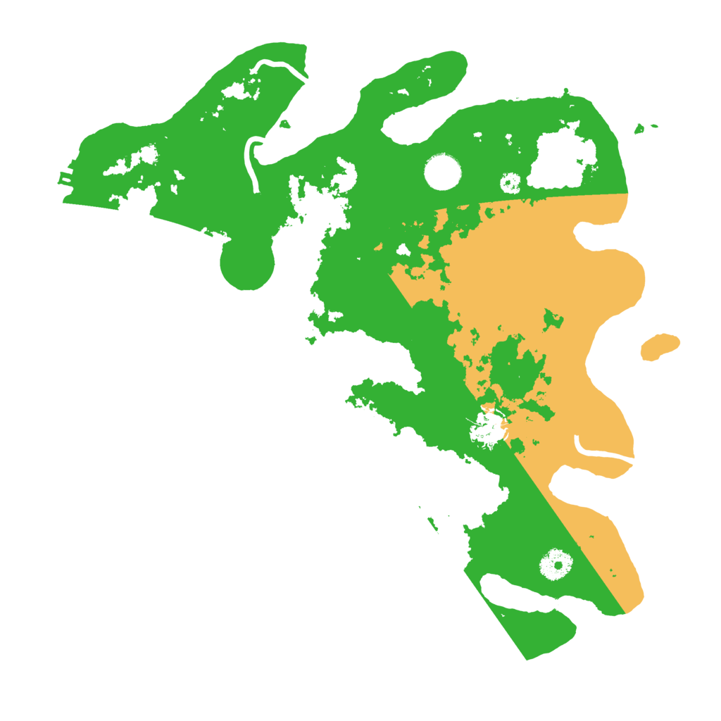 Biome Rust Map: Procedural Map, Size: 3500, Seed: 70333924