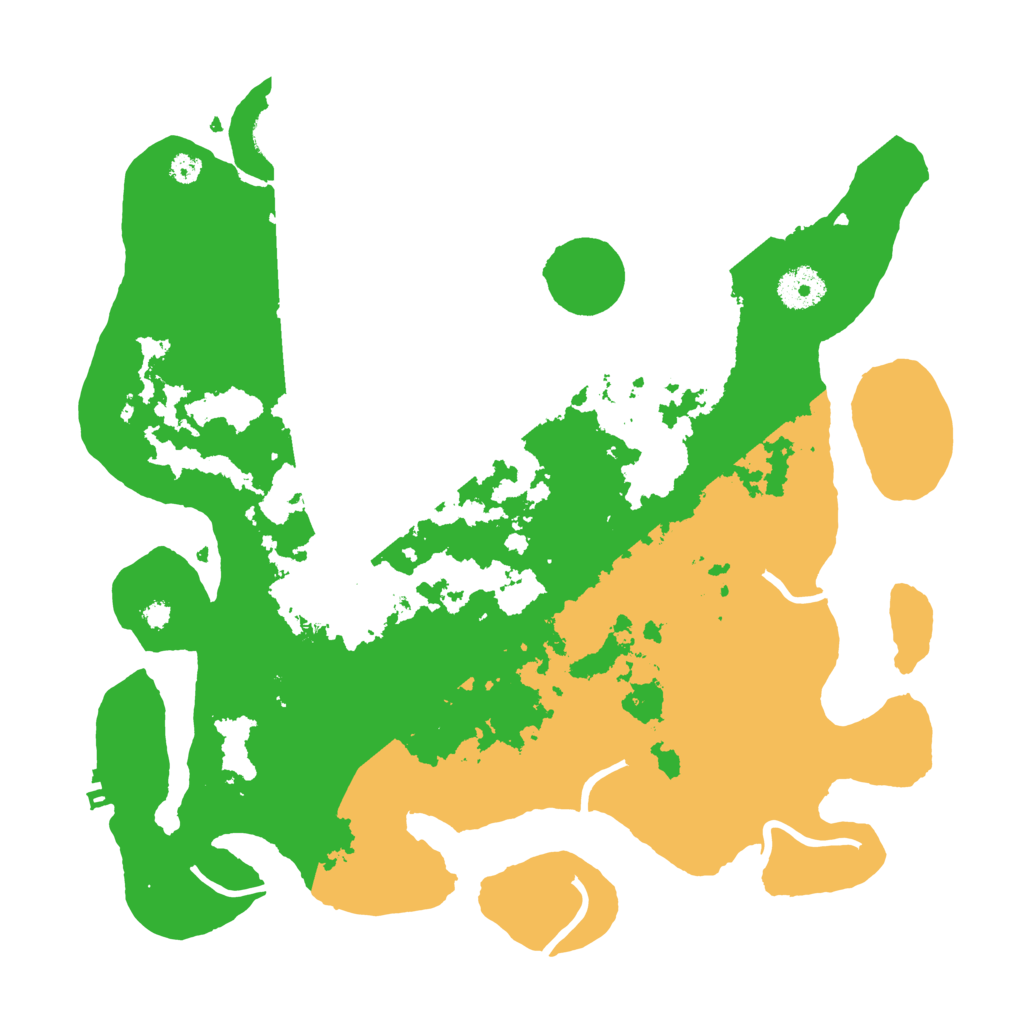 Biome Rust Map: Procedural Map, Size: 3500, Seed: 1575674436