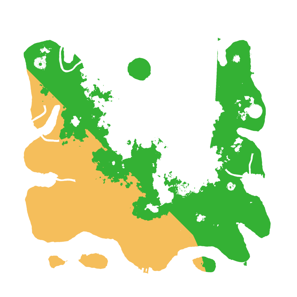 Biome Rust Map: Procedural Map, Size: 3700, Seed: 312148