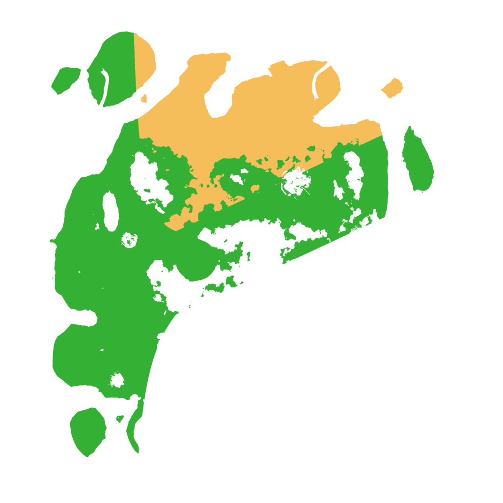 Biome Rust Map: Procedural Map, Size: 3250, Seed: 859033459