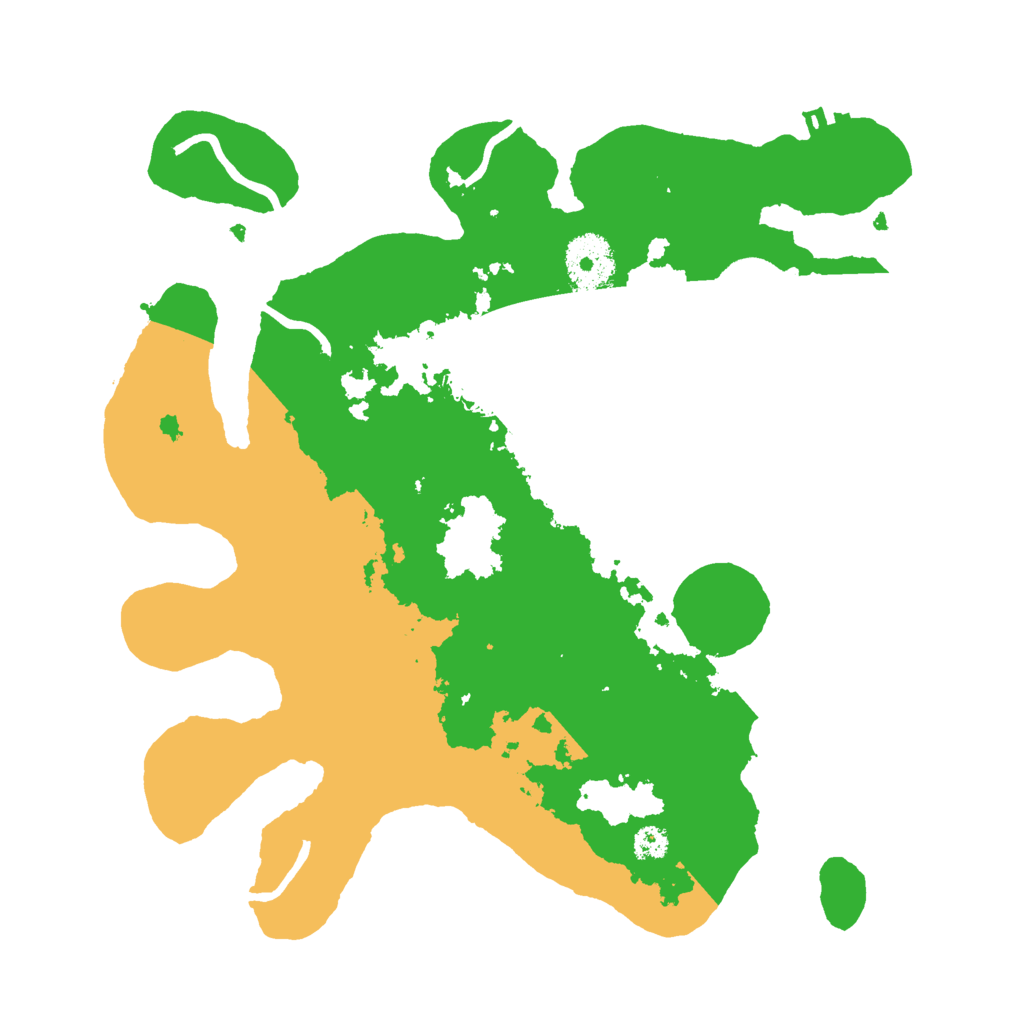 Biome Rust Map: Procedural Map, Size: 3000, Seed: 2434764