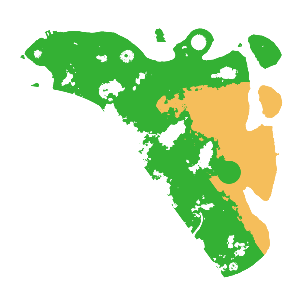 Biome Rust Map: Procedural Map, Size: 3500, Seed: 94047695